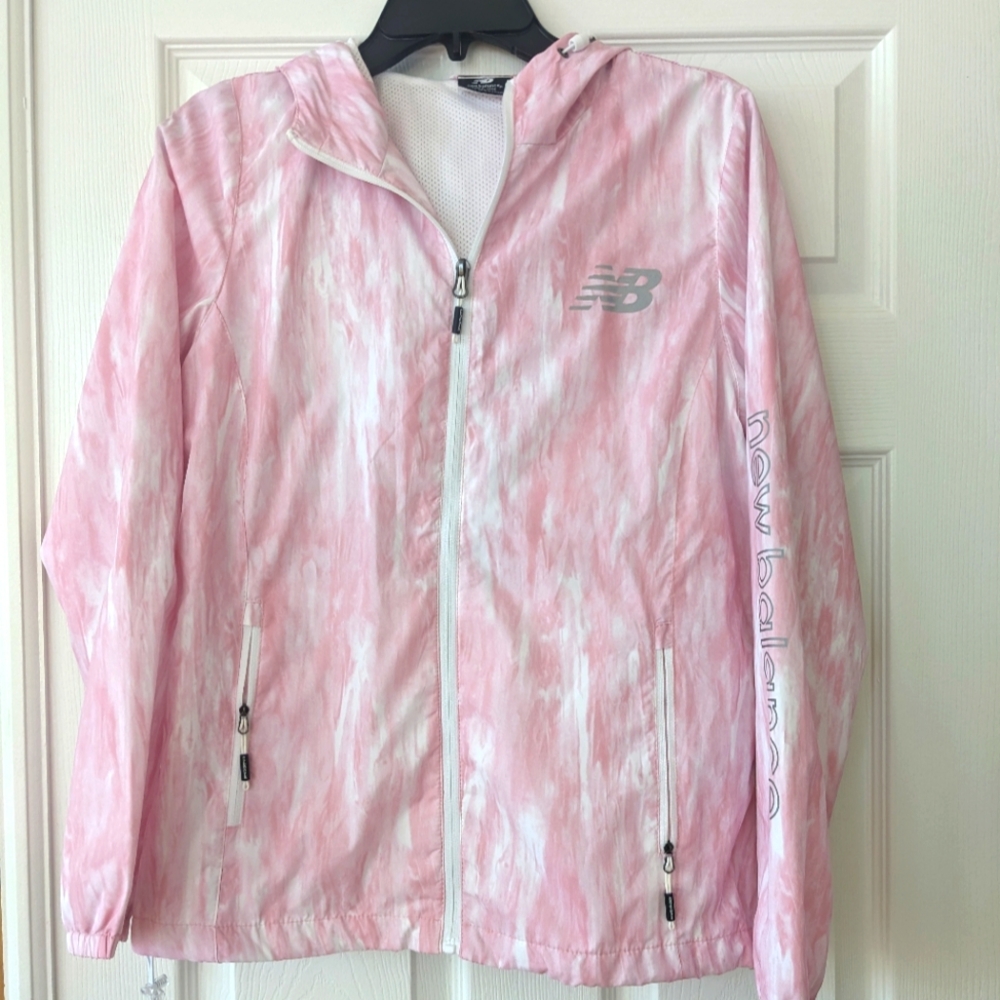 New Balance light pink jacket